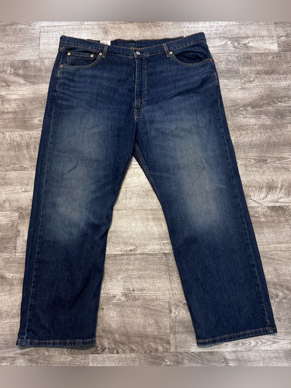 Levi's 505 Regular Straight Leg Medium Wash Jeans NWT Mens Sz. 44x30